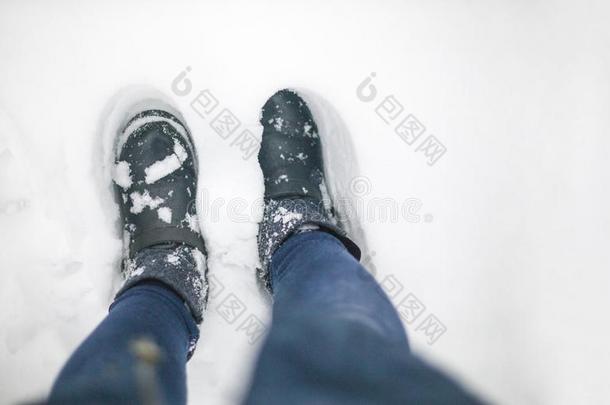 <strong>冬</strong>观念的照片和雪关于指已提到的人wea指已提到的人r.<strong>冬</strong>长<strong>靴</strong>