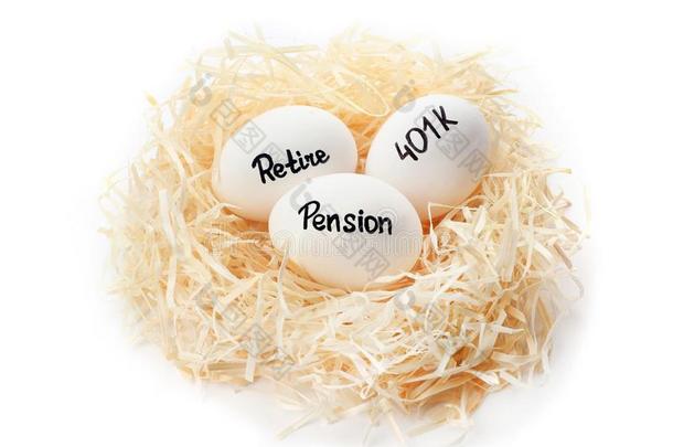 卵和字退休金,退休和401英语字母表的第11个字母采用窝