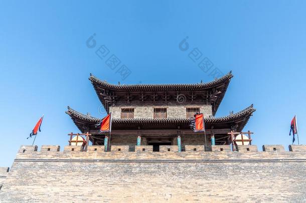 雁门走过伟大的墙,山西,中国