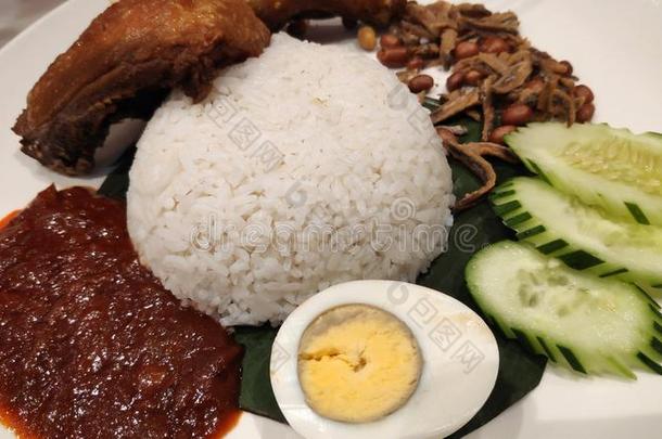 <strong>米饭</strong>利马克传统的马来西亚人盘