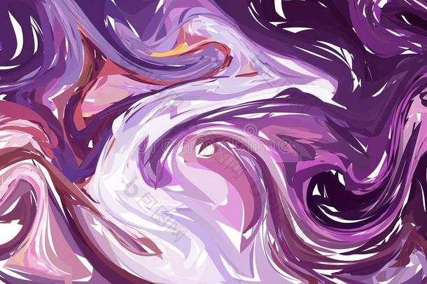 矢量紫色的大理石抽象的背景.液体大理石模式.