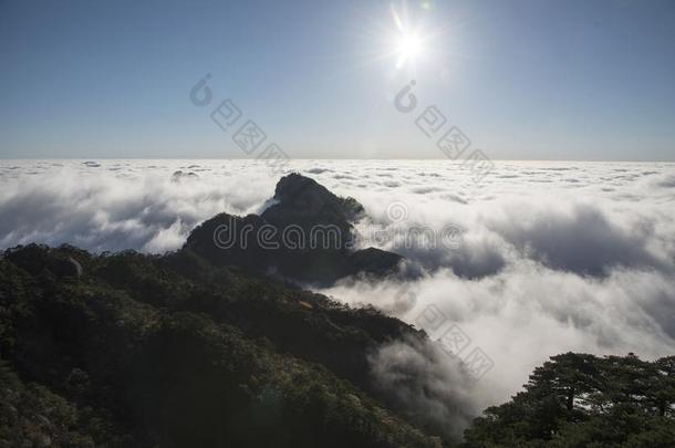 Yunhai,黄山风景优美的地区,中国