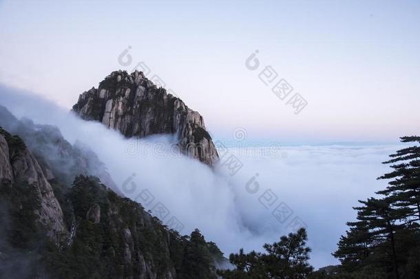 Yunhai,黄山风景优美的地区,中国