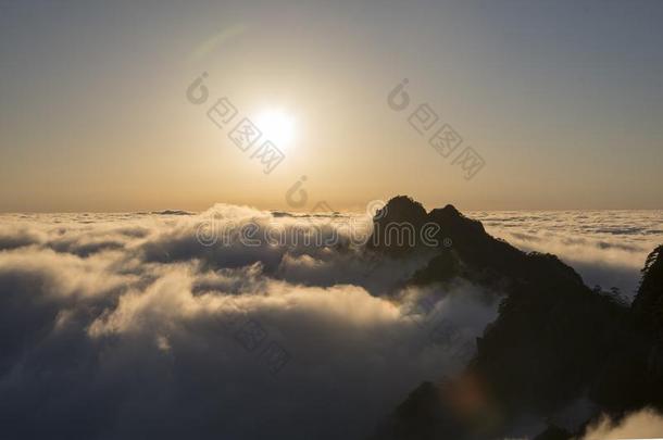 Yunhai,黄山风景优美的地区,中国