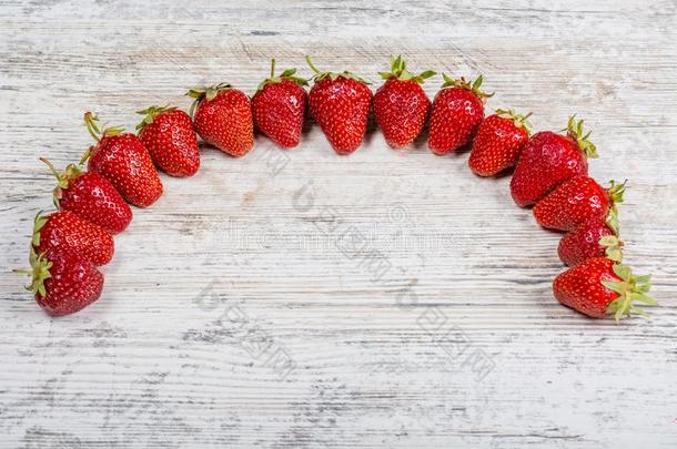 一综合症状关于新鲜的成熟的红色的草莓