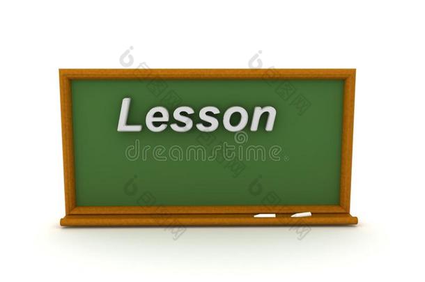 3英语字母表中的第四个字母说明关于绿色的黑板和教训文本