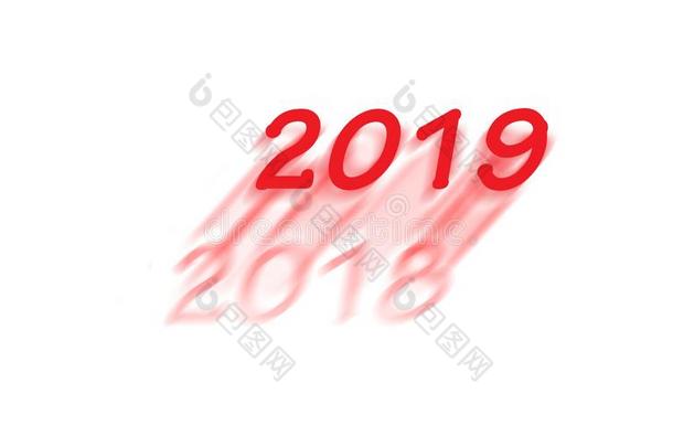 新的年2019是（be的三单形式即将到来的