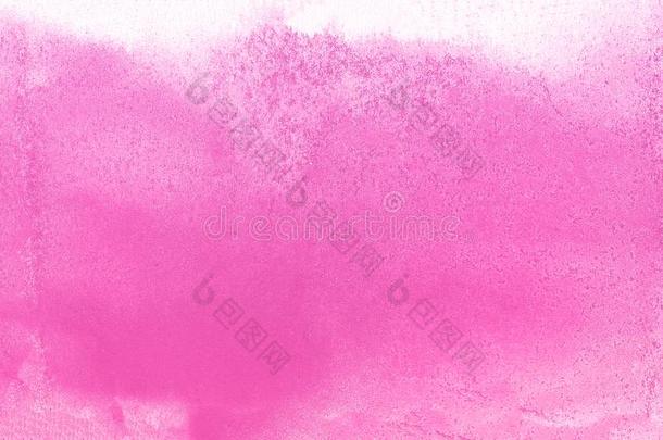 粉红色的自然<strong>花水</strong>彩质地纸背景,太美了