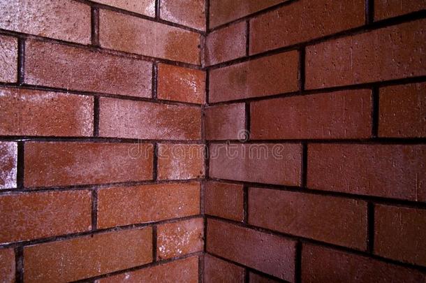 砖<strong>墙</strong>,石头,<strong>红色</strong>的<strong>墙红色</strong>的砖烘烤制作的黏土抽象的后面