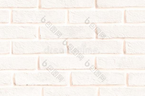 白色的砖石头迫击炮粉饰灰泥墙背景背景幕布冲浪