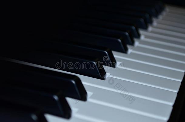 钢琴调向黑的钢琴