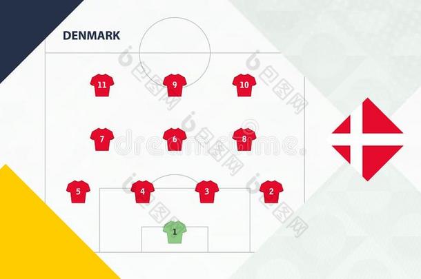 丹麦队首选的体系形成4-3-3,丹麦足球