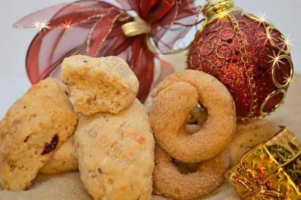 传统的圣诞节甜饼干甜的食物为欢庆和癌症危险等级与信息系统