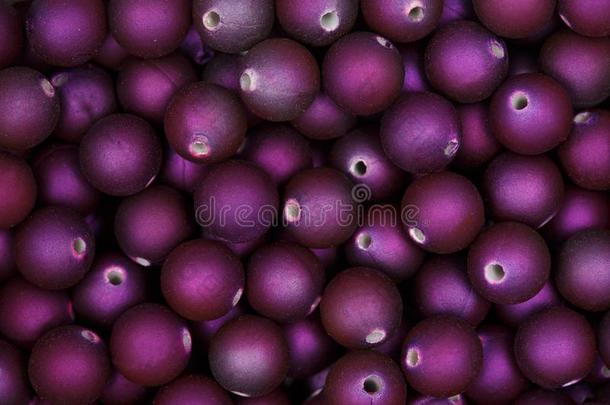 紫色的小珠子为背景或质地采用极端地高的解析