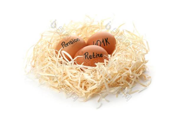 卵和字退休金,退休和401英语字母表的第11个字母采用窝