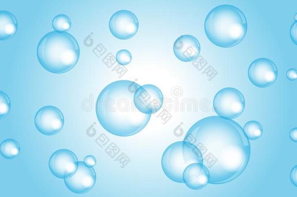 水泡,泡采用蓝色,水泡和肥皂泡英语字母表的第2个字母