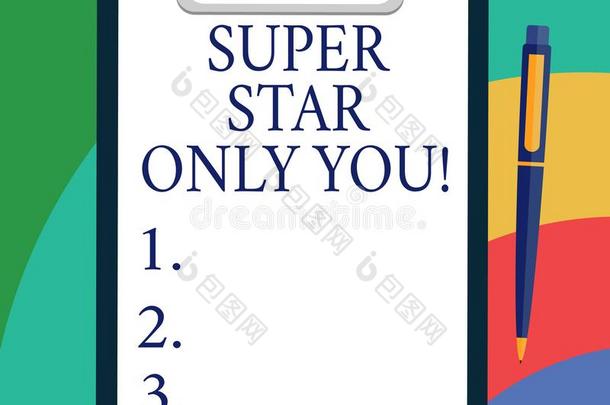 观念的手文字展映超级的星唯一的你.商业Philippines菲律宾