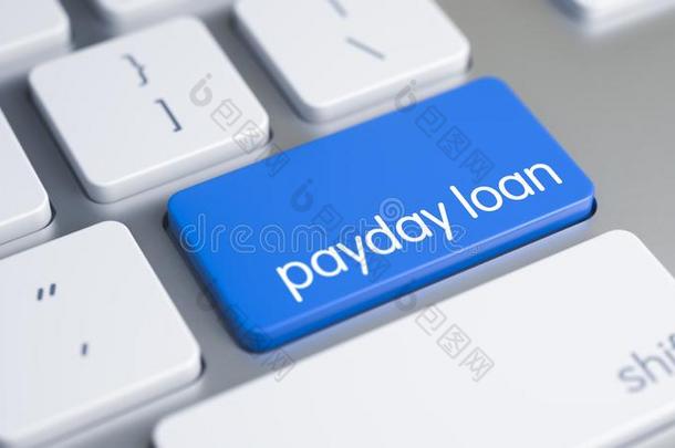发薪日<strong>贷款</strong>-文本向指已提到的人蓝色键盘键区.3英语字母表中的第四个字母.