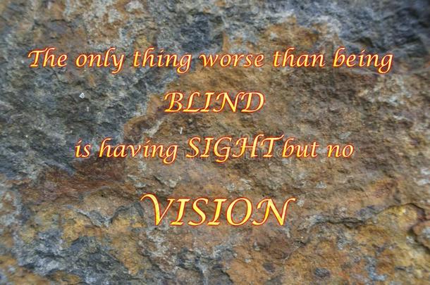 失明的,视力和视力