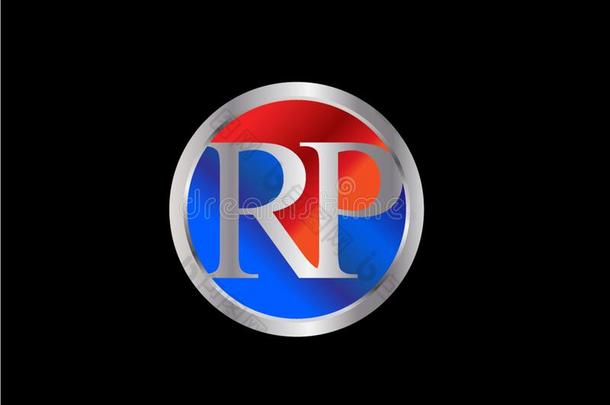 republic共和国最初的圆形状银红色的蓝色颜色较晚地标识设计