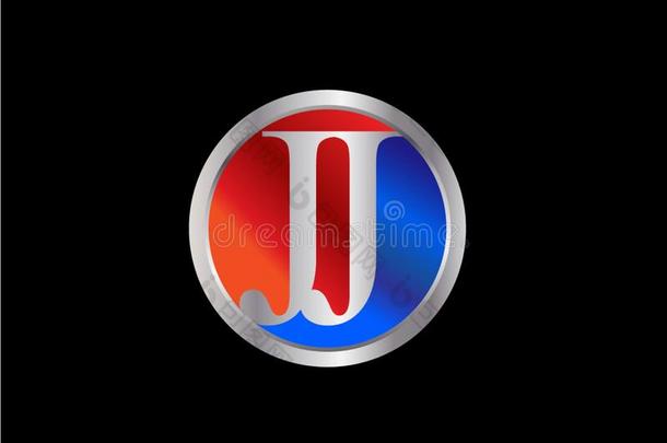 jj公司最初的圆形状银红色的蓝色颜色较晚地标识designate指明