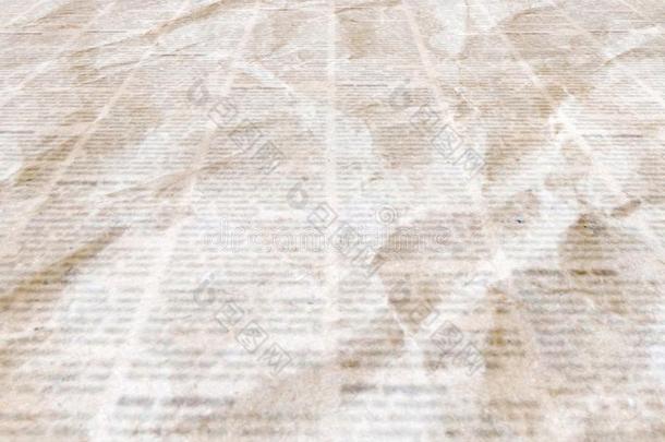 报纸和老的酿酒的不可读纸质地背景