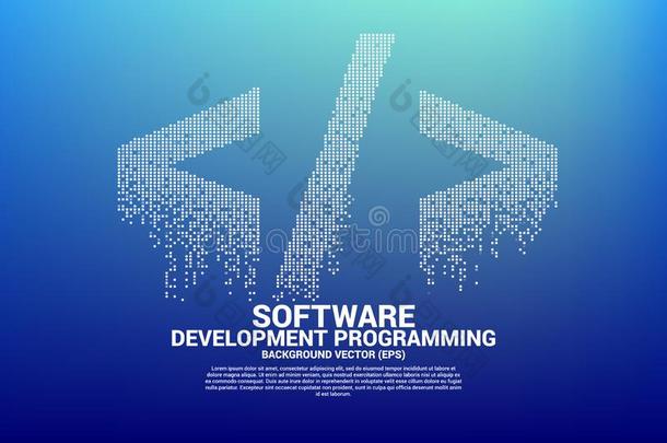 矢量软件发展规划加标签于偶像和正方形点