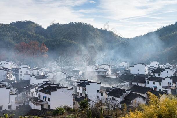 中国人石城村民风景采用morn采用g