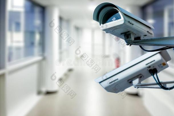 closed-circuittelevision闭路电视安全照相机操作的采用医院