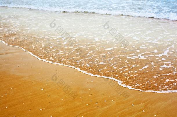 海滩沙采用夏季-旅行,海景画,假期和夏