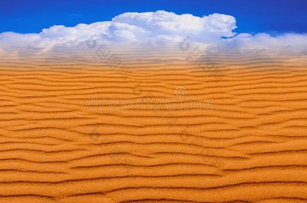 一海市蜃楼采用指已提到的人沙漠.Imag采用ary影像关于指已提到的人天.