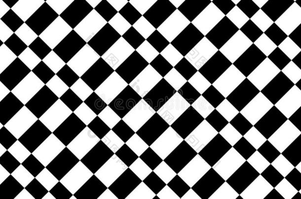 黑的和白色的有条纹或方格纹的棉布模式.质地从菱形为-彩格呢