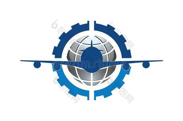 一标识为航空公司公司或飞机公共事业机构