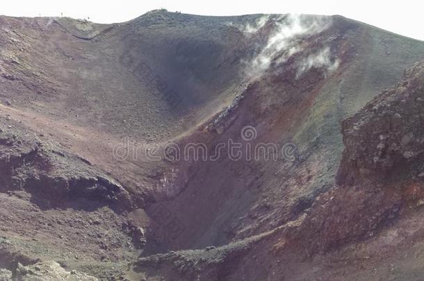 火山口风景从<strong>酒</strong>精灯<strong>煮</strong>水器山