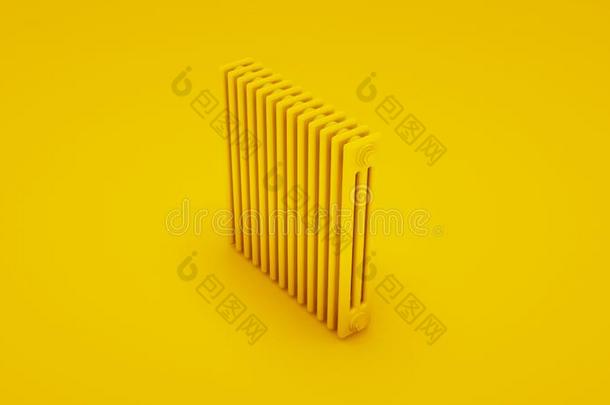 黄色的钢管系组织的暖<strong>气片</strong>.3英语字母表中的第四个字母说明