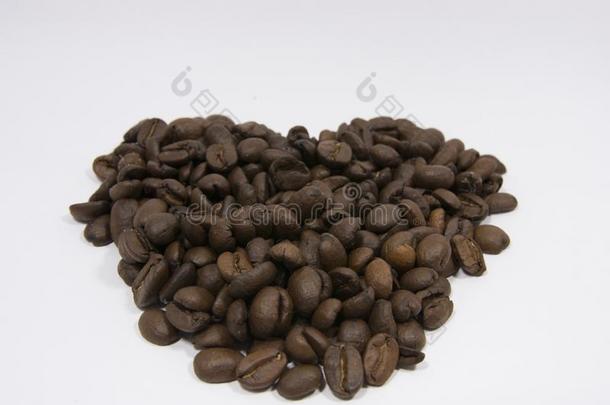 烤摩卡咖啡咖啡豆豆关-在上面照片