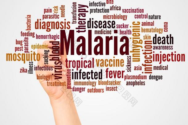 疟疾单词云和h和和标识观念