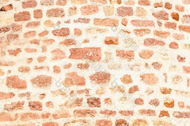 酿酒的红色的棕色的砖墙.砖墙质地背景