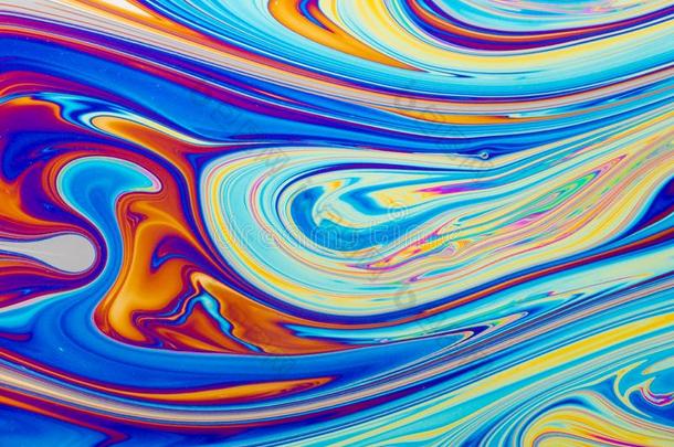 颜色鲜艳的引起幻觉的肥皂泡折射模式宏指令.