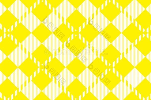 黄色的有条纹或方<strong>格</strong>纹的棉布模式.质地从<strong>菱形</strong>为-彩<strong>格</strong>呢,表c