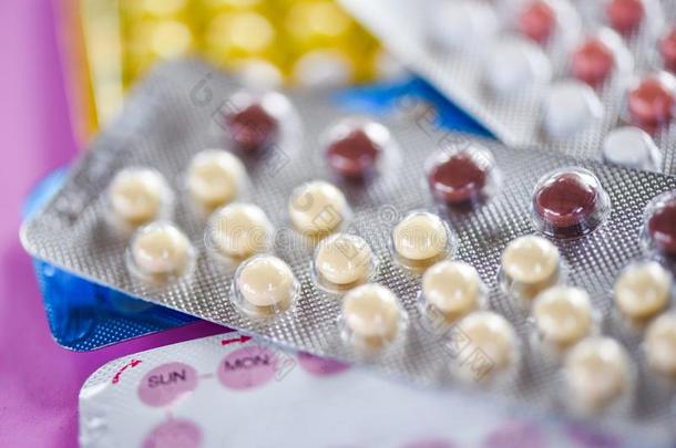 避孕用具药丸预防怀孕避孕出生控制