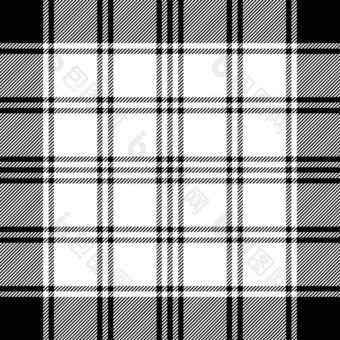 黑的和白色的检查对角线质地彩格呢无缝的模式图片