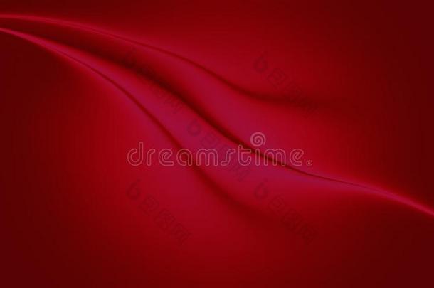 抽象的矢量红色的波浪明亮的梯度背景,壁纸.