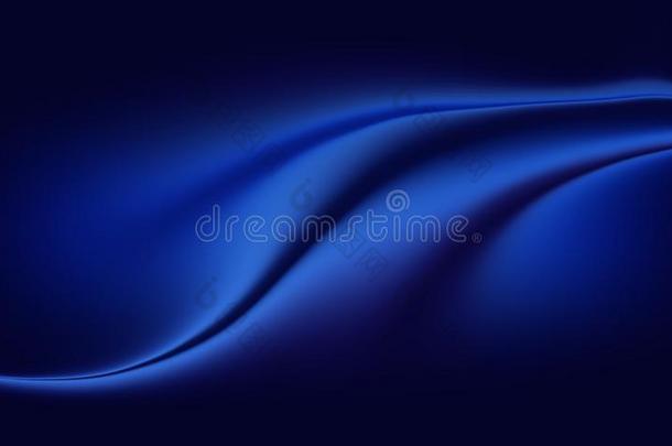 抽象的矢量蓝色波浪明亮的梯度背景,壁纸.