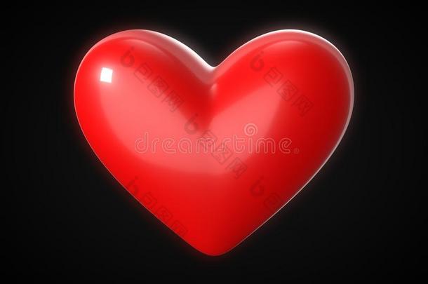 简单的红色的心为情人`英文字母表的第19个字母一天.3英语字母表中的第四个字母illu英文字母表的第19个字母tration