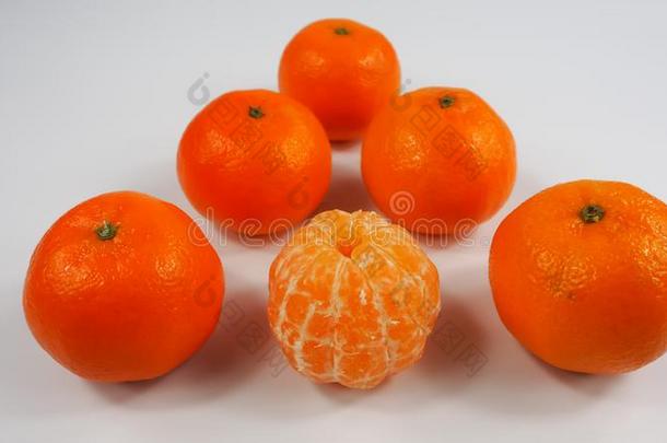 黏稠液体关于多汁的无核的桔子橘子