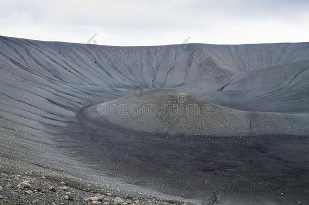 快点喷火山口火山顶看法,冰岛陆标
