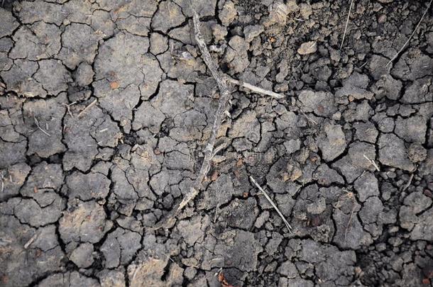 干的干燥的泥土抽象的背景.干旱.灰色干的干燥的泥土.泥土后面