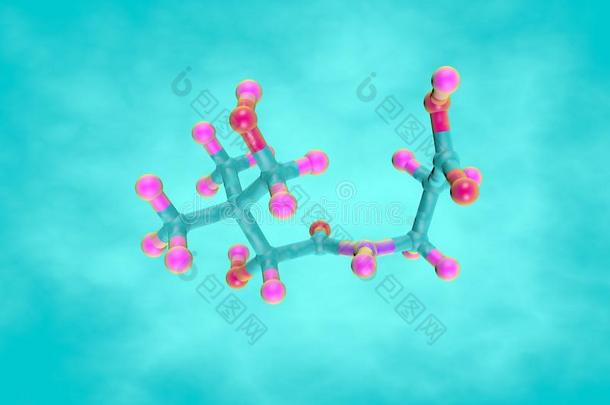 分子的模型关于泛酸的酸味的,维生素英语字母表的第2个字母5,泛酸,一