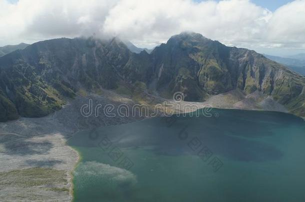 火山口湖皮纳图博,菲律宾,吕宋岛.